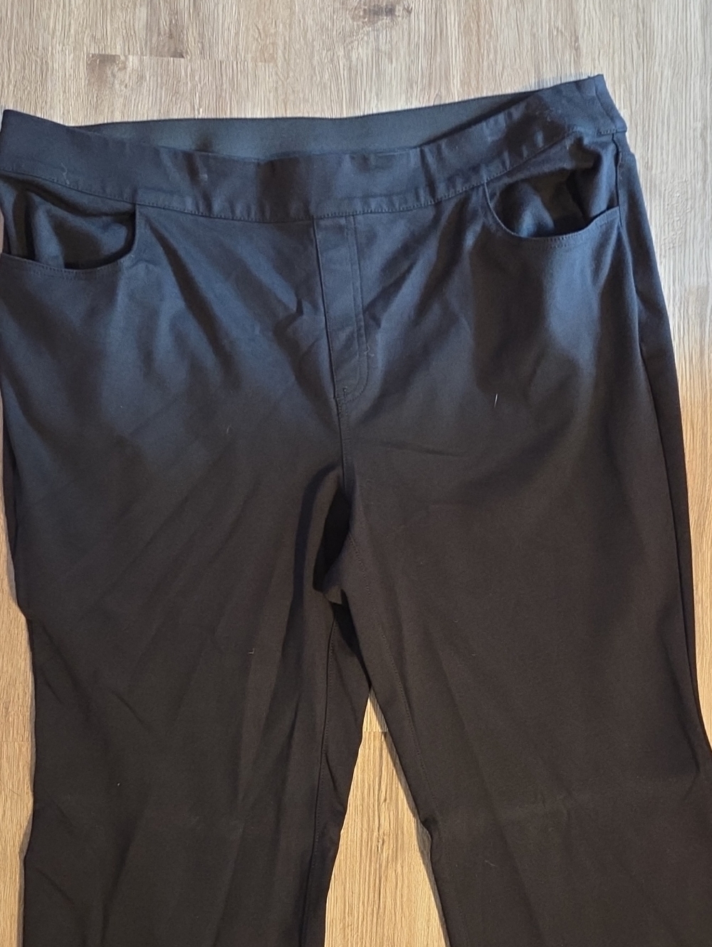 Lane Bryant Black Boot Cut Stretch Pants